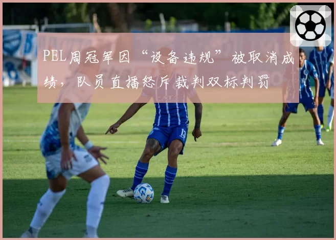 PEL周冠军因“设备违规”被取消成绩,队员直播怒斥裁判双标判罚