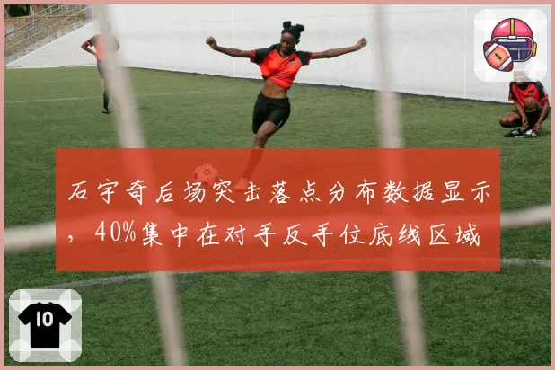 石宇奇后场突击落点分布数据显示，40%集中在对手反手位底线区域